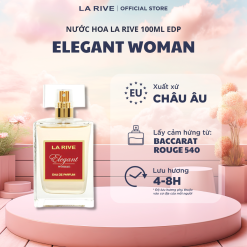 Nước Hoa Nữ La Rive Elegant Woman EDP 100ml – Hương Thơm Sang Trọng, Gợi Cảm & Lưu Hương Cuốn Hút